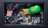 Tyson Fury Signed And Framed Glove Certificate of Authenticity