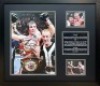 Joe Calzaghe And Enzo Calzaghe Dual Signed And Framed Display Certificate of Authenticity