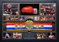 Mike Tyson Signed Glove Framed With A Wbc Belt Certificate of Authenticity