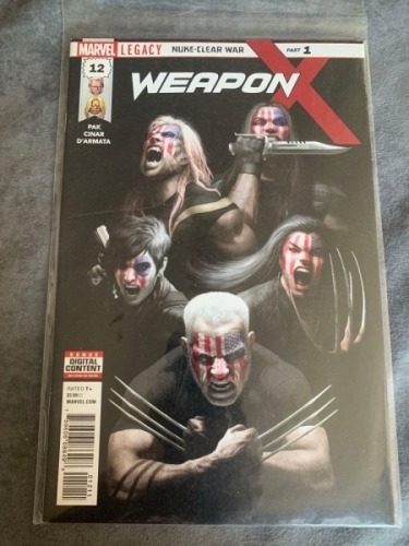 Marvel Legacy Weapon X (5 Issues in this Lot)