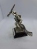 Royal Hampshire Art Foundry the British army V.E day 1945-1995 pewter golden tint no box - 3