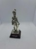 5 x Royal Hampshire & English Minitures Pewter & Silver Plated Figures, See Description for more information. - 5