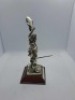5 x Royal Hampshire & English Minitures Pewter & Silver Plated Figures, See Description for more information. - 9
