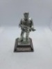 5 x Royal Hampshire & English Minitures Pewter & Silver Plated Figures, See Description for more information. - 5