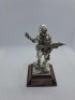 5 x Royal Hampshire & English Minitures Pewter & Silver Plated Figures, See Description for more information. - 26
