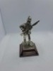 5 x Royal Hampshire & English Minitures Pewter & Silver Plated Figures, See Description for more information.