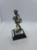 5 x Royal Hampshire & English Minitures Pewter & Silver Plated Figures, See Description for more information. - 3