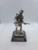 5 x Royal Hampshire & English Minitures Pewter & Silver Plated Figures, See Description for more information. - 9