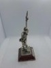 5 x Royal Hampshire & English Minitures Pewter & Silver Plated Figures, See Description for more information. - 6