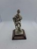 4 x Royal Hampshire & English Minitures Pewter & Silver Plated Figures, See Description for more information.