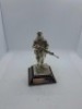 4 x Royal Hampshire & English Minitures Pewter & Silver Plated Figures, See Description for more information. - 5