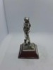 4 x Royal Hampshire & English Minitures Pewter & Silver Plated Figures, See Description for more information. - 10