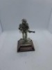 4 x Royal Hampshire & English Minitures Pewter & Silver Plated Figures, See Description for more information. - 13