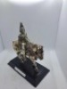 Royal Hampshire Art Foundry the blues and royals pewter with golden tint sword needs fixing (RARE) - 2