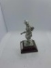 5 x Royal Hampshire & English Minitures Pewter & Silver Plated Figures, See Description for more information. - 15