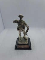 5 x Royal Hampshire & English Minitures Pewter & Silver Plated Figures, See Description for more information.