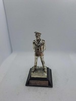 5 x Royal Hampshire & English Minitures Pewter & Silver Plated Figures, See Description for more information.