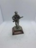 5 x Royal Hampshire & English Minitures Pewter & Silver Plated Figures, See Description for more information. - 13