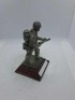 5 x Royal Hampshire & English Minitures Pewter & Silver Plated Figures, See Description for more information.