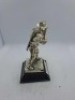 5 x Royal Hampshire & English Minitures Pewter & Silver Plated Figures, See Description for more information. - 4