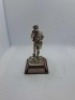 5 x Royal Hampshire & English Minitures Pewter & Silver Plated Figures, See Description for more information. - 9