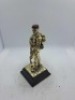 5 x Royal Hampshire & English Minitures Pewter & Silver Plated Figures, See Description for more information. - 15