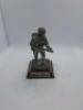 5 x Royal Hampshire & English Minitures Pewter & Silver Plated Figures, See Description for more information. - 16