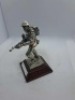 3 x Royal Hampshire & English Minitures Pewter & Silver Plated Figures, See Description for more information. - 7