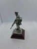 5 x Royal Hampshire & English Minitures Pewter & Silver Plated Figures, See Description for more information. - 3