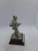 5 x Royal Hampshire & English Minitures Pewter & Silver Plated Figures, See Description for more information. - 5