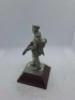 5 x Royal Hampshire & English Minitures Pewter & Silver Plated Figures, See Description for more information. - 6