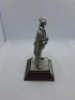 5 x Royal Hampshire & English Minitures Pewter & Silver Plated Figures, See Description for more information. - 5