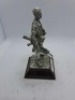 5 x Royal Hampshire & English Minitures Pewter & Silver Plated Figures, See Description for more information. - 8