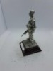 5 x Royal Hampshire & English Minitures Pewter & Silver Plated Figures, See Description for more information. - 9