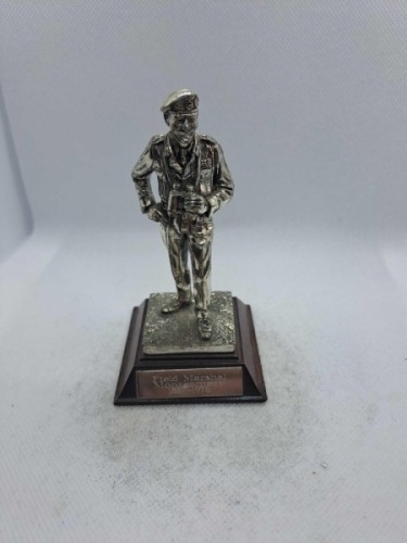 5 x Royal Hampshire & English Minitures Pewter & Silver Plated Figures, See Description for more information.