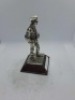 5 x Royal Hampshire & English Minitures Pewter & Silver Plated Figures, See Description for more information. - 2