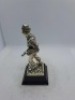 5 x Royal Hampshire & English Minitures Pewter & Silver Plated Figures, See Description for more information. - 12