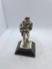 3 x Royal Hampshire & English Minitures Pewter & Silver Plated Figures, See Description for more information.