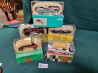 5 X Rio Diecast Vehicles Comprising Rio #57 FIAT TIPO S 1926-1929 1:43 Diecast Model Classic Rio: #43 1941 Lincoln Continental Convertible, Blue, White Hood RIO-#44 Scale 1/43 | Lincoln Continental Cabriolet Open 1941 Silver RIO #5 Red 1932 Alfa Romeo P3 