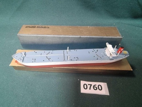 Very Rare Astilleros De Cadiz. S.A. "Conoco Espana" White Diecast Model 1970 (Ref PA760)