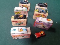 Disneyana A Collection Of 7 X Marx Vintage Elm Toys - Walt Disney Miniatures Comprising Of 3 X Pluto The Sports Car Driver 3 X Goofy The Sports Car Driver (1 Unboxed) Donald Duck The Jeep Driver And Wimfy The Sports Car Driver (Ref PA838)