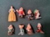 Disneyana A Collection Of Marx Disneykins Miniatures Snow White And The Seven Dwarfs Figurines (Ref PA843)