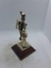 2 x Royal Hampshire & English Minitures Pewter & Silver Plated Figures, See Description for more information. - 2