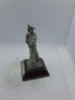 5 x Royal Hampshire & English Minitures Pewter & Silver Plated Figures, See Description for more information. - 6