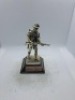 5 x Royal Hampshire & English Minitures Pewter & Silver Plated Figures, See Description for more information.