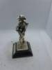 5 x Royal Hampshire & English Minitures Pewter & Silver Plated Figures, See Description for more information. - 3