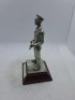 5 x Royal Hampshire & English Minitures Pewter & Silver Plated Figures, See Description for more information. - 12