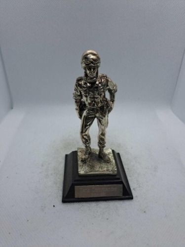 5 x Royal Hampshire & English Minitures Pewter & Silver Plated Figures, See Description for more information.