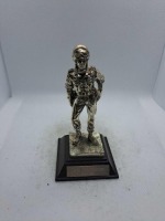 5 x Royal Hampshire & English Minitures Pewter & Silver Plated Figures, See Description for more information.