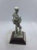 5 x Royal Hampshire & English Minitures Pewter & Silver Plated Figures, See Description for more information. - 5
